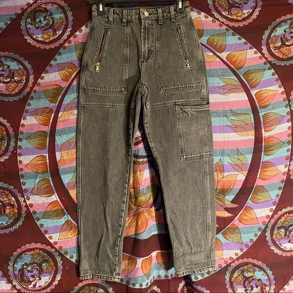 High waisted mom jeans